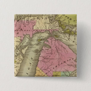 Michigan 5 15 cm square badge