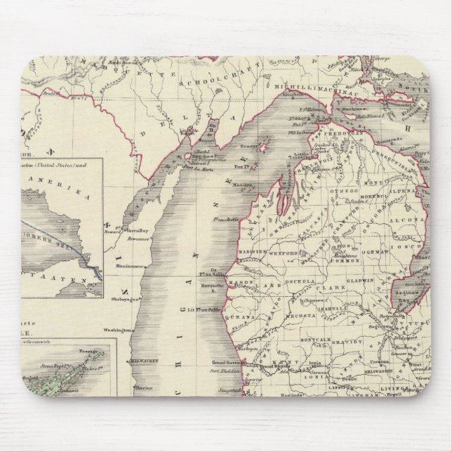 Michigan 5 mouse mat (Front)