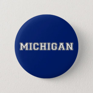 Michigan 6 Cm Round Badge