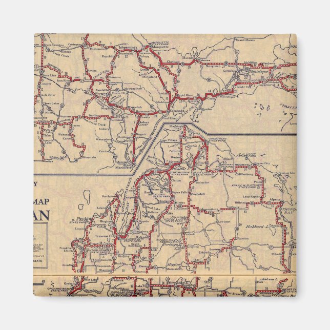 Michigan 6 magnet (Front)