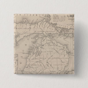 Michigan 9 15 cm square badge