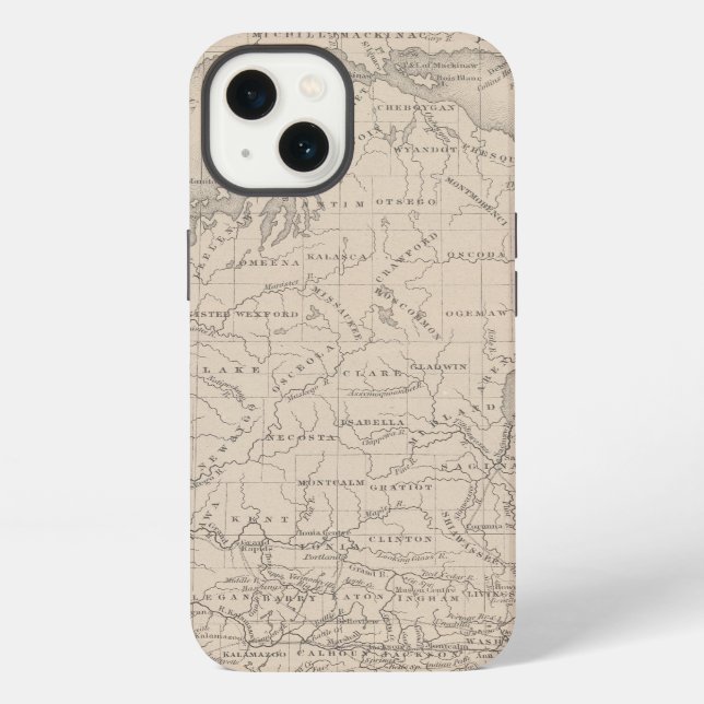 Michigan 9 iPhone case (Back)