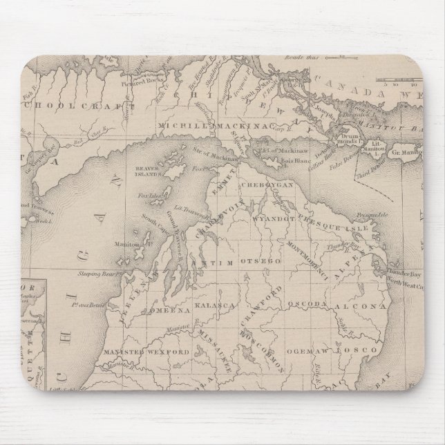 Michigan 9 mouse mat (Front)