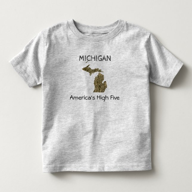 Michigan - America's High Five T-Shirt (Front)