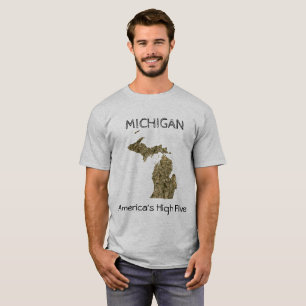 Michigan - America's High Five T-Shirt