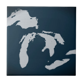 Michigan and the Great Lakes Tile