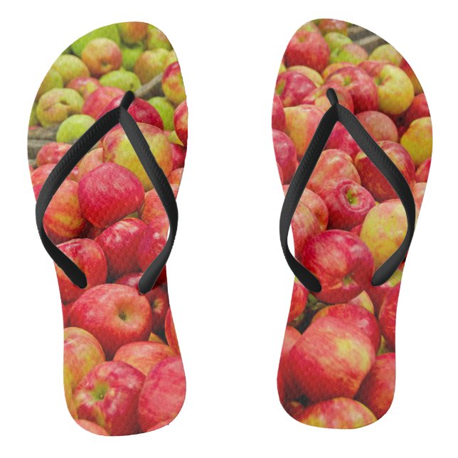 Michigan apple collection flip flops (Footbed)