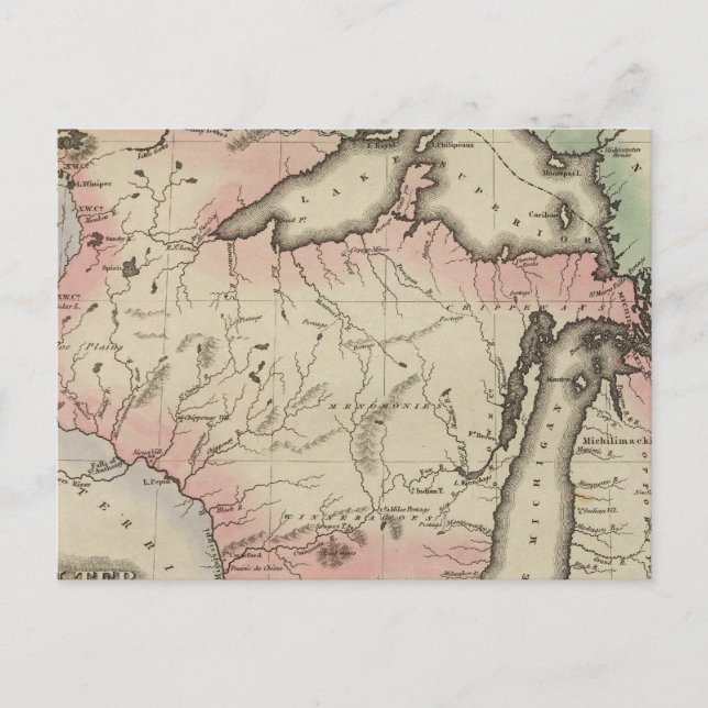 Michigan Area Postcard (Front)