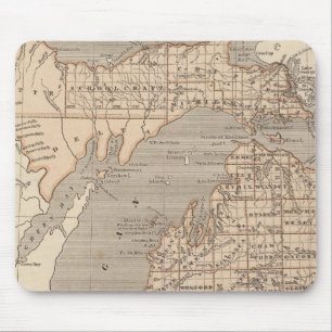 Michigan Atlas Map Mouse Mat