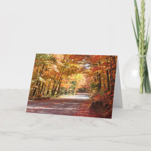 Michigan Autumn Card (Front)