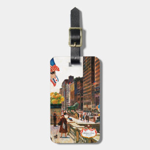 Michigan Avenue, Chicago by John Falter Luggage Tag