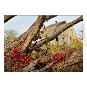 Michigan Barn and Fall Colour