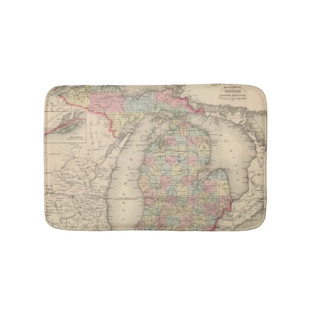 Michigan Bath Mat (Front)