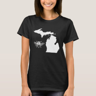 Michigan Bee Lover Shirt Beekeeper Beekeeping
