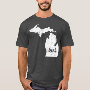 Michigan Beer  for Michiganders that Love Brewerie T-Shirt