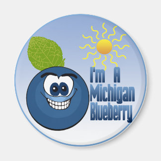 Michigan Blueberry Magnet