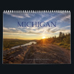 MICHIGAN Calendar<br><div class="desc">This 12-month calendar features beautiful images from the Great Lakes State. Makes a great gift for family, friends, coworkers or even yourself!</div>