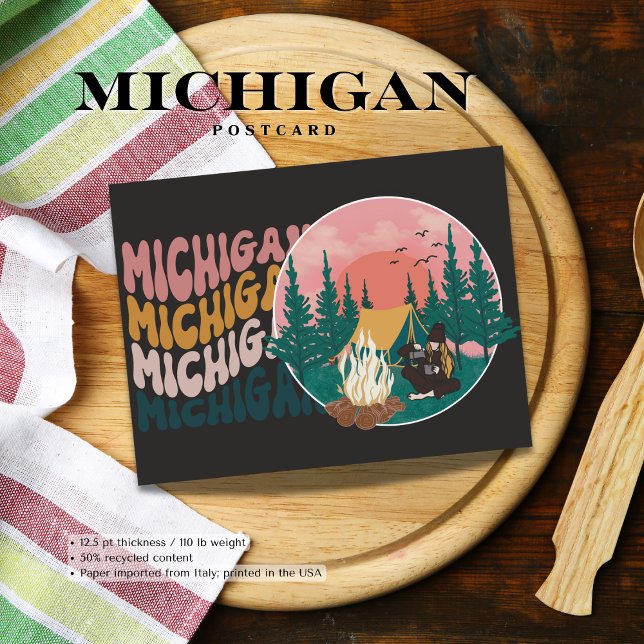 Michigan Camping Adventure Postcard ( Birthday Depot
Michigan Camping Adventure Postcard)