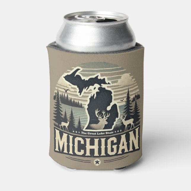 Michigan Can Cooler (Can Back)
