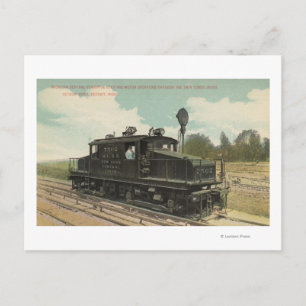 Michigan Central Electric Motor Engine Postcard