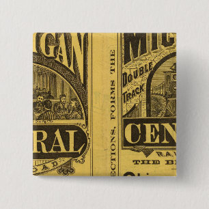Michigan Central Railroad 15 Cm Square Badge