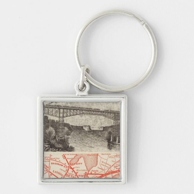 Michigan Central Railroad Key Ring (Front)