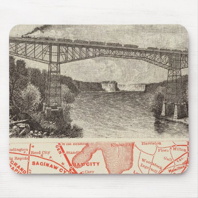 Michigan Central Railroad Mouse Mat (Front)