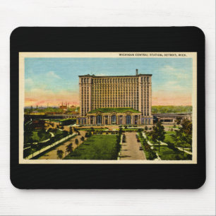 Michigan Central Station Detroit, Michigan Mouse Mat