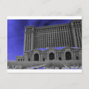 Michigan Central Station, Detroit Postcard