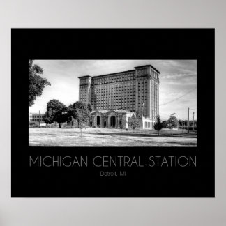 Michigan Central Station Poster