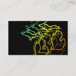 michigan chill blur business card