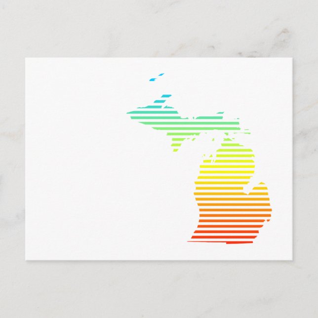 michigan chill fade postcard (Front)