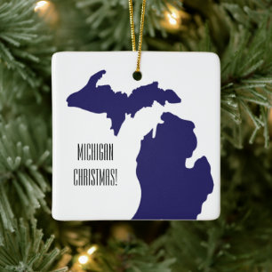 Michigan Christmas Ornament
