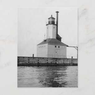 Michigan City East Lighthouse Postcard