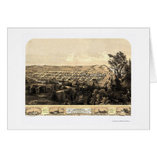Michigan City, IN Panoramic Map - 1869a