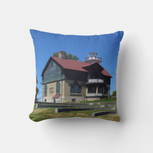 Michigan City Lighthouse Pillow