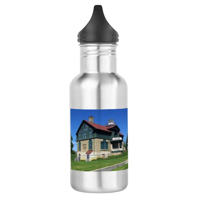 Michigan City Lighthouse water bottle (Left)