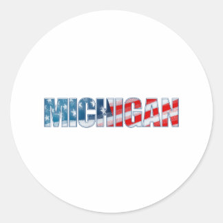 Michigan Classic Round Sticker