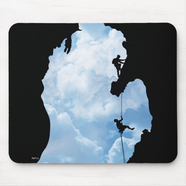 Michigan Climbers Mouse Mat (Front)