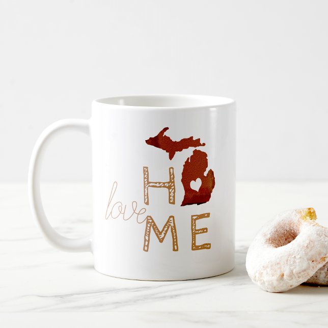 Michigan Copper Silhouette State Coffee Mug (Michigan Copper Silhouette State Coffee Mug from the Michigander!)