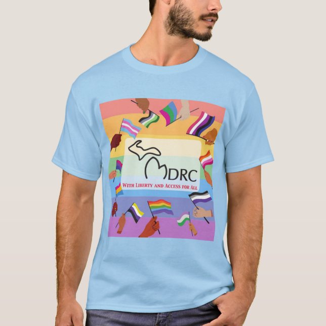 Michigan Disability Rights Coalition T-Shirt (Front)