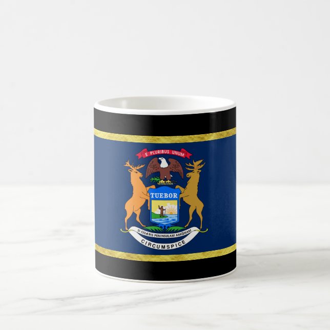 Michigan flag coffee mug (Center)