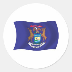 Michigan Flag Sticker