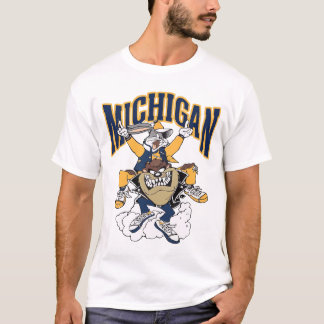 Michigan Football Vintage Style Crewneck  T-Shirt