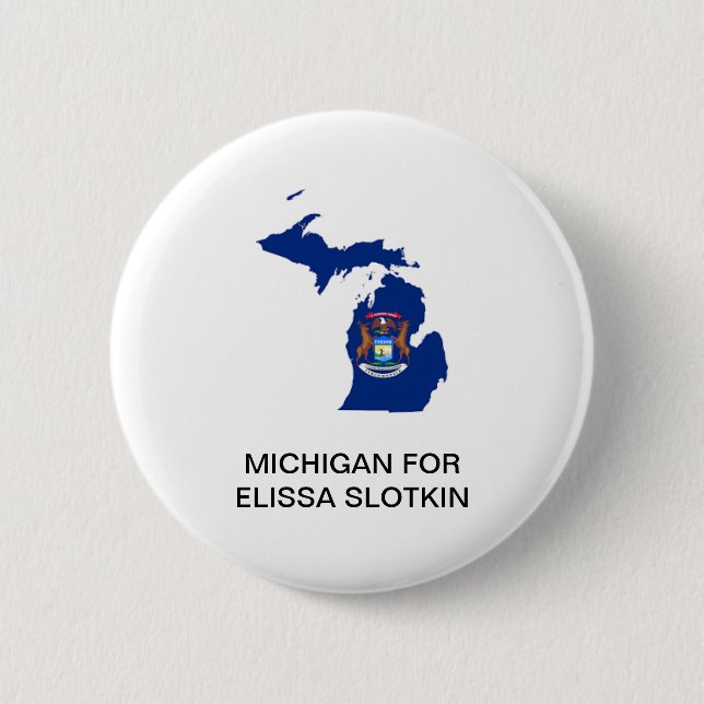 MICHIGAN for Elissa Slotkin Senate Button (Front)
