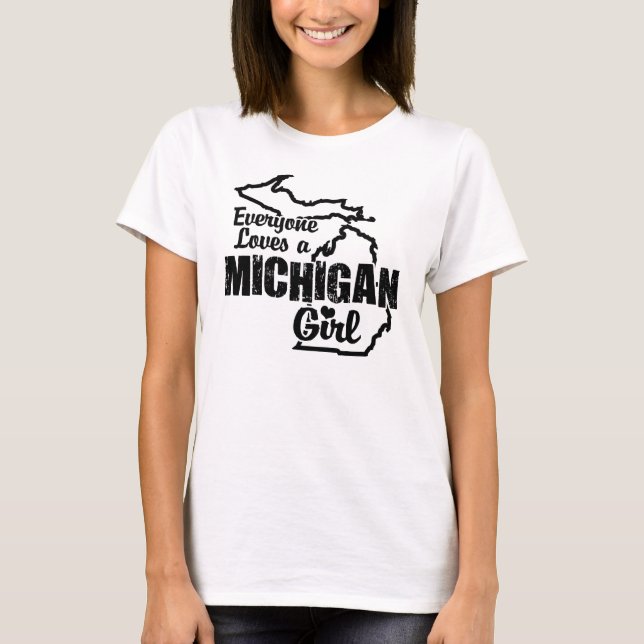 Michigan Girl T-Shirt (Front)