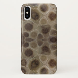 Michigan Great Lakes state Petoskey Stone iPhone X Case