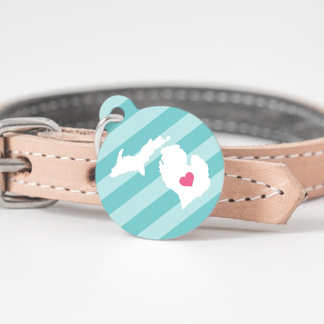 Michigan Heart Pet Tag (Creator Uploaded)