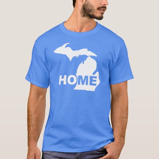 Michigan Home Away From State T-Shirt (Front)