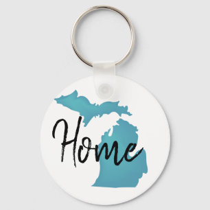 Michigan Home Key Ring